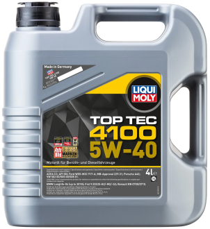 Моторна олива  TOP TEC 4100 Liqui Moly 5W-40