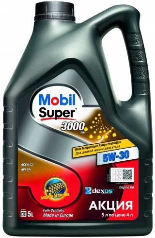 Моторна олива  Super 3000 XE MOBIL 5W-30