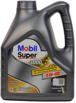 Моторна олива  Super 3000 X1 Mobil 5W-40