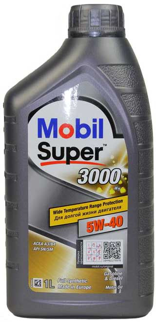 Моторна олива  Super 3000 X1 Mobil 5W-40