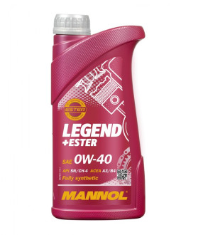 Моторна олива  LEGEND+ESTER Mannol 0W-40