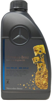 Моторна олива  MB 229.5 MERCEDES 5W-40