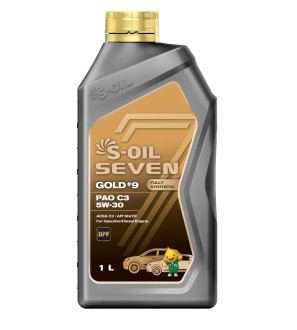 Моторна олива  7 GOLD #9 PAO S-oil 5W-30