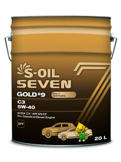 Моторна олива  7 GOLD #9 S-oil 5W-40