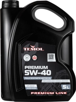 Моторна олива  PREMIUM TEMOL 5W-40