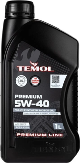 Моторна олива  PREMIUM TEMOL 5W-40