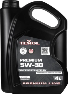 Моторна олива  PREMIUM TEMOL 5W-30