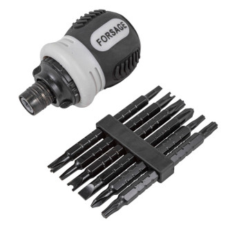 FORSAGE Викрутка реверсивна з набором спеціальних біт FORSAGE F-32807MR