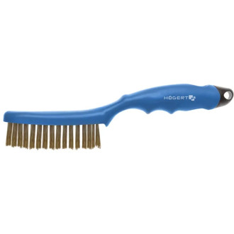 HOEGERT Щітка дротова 4*16 рядів, латунь HOEGERT 250 