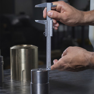 Штангенциркуль з нержавіючої сталі HOEGERT 0 - 150 