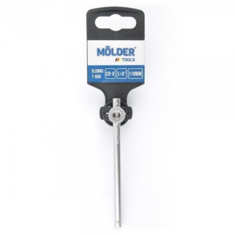 MOLDER Вороток Т-подібний Molder, Cr-V, 1/4'' x 110мм (10шт/уп)