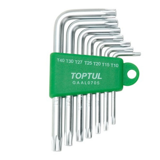 Набір ключів TORX Р-обр. TOPTUL T10-T40 7ед. GAAL0705