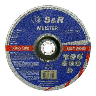 S&R Коло зачистне по металу S&R Meister A 24 R BF 230x6,0x22,2