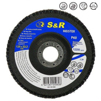 S&R Коло зачистне пелюсткове S&R Meister 125x22.2, Z60