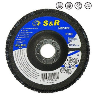 S&R Коло зачистне пелюсткове S&R Meister 125x22.2, Z100