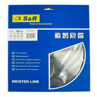 Диск пильний S&R Meister UniCut 254x30х3, 2 мм