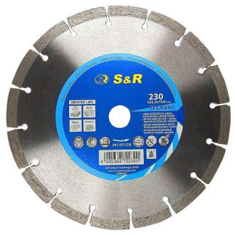 S&R Диск алмазний сегментний S&R Meister 230x22,2