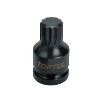 Головка торцева SPLINE ударна TOPTUL М14 L44 мм 1/2" KADB1614S