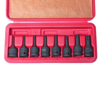 Набір ударних головок TORX T25-T60 1/2 8од.