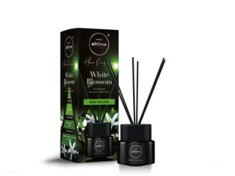 Ароматичні палички Aroma Home, Білі квіти, серія Black,100 мл Aroma Home