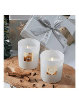 Ароматична свічка Aroma Home, серія MERRY CHRISTMAS, Апельсин та гвоздика 140 г Aroma Home