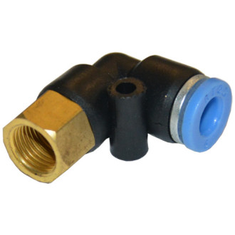 Соединение цанговое для полиуретановых шлангов PU/PR (Г-обр., шланг - внутр. резьба)  8ммX1/2" AIRKRAFT SPLF08-04