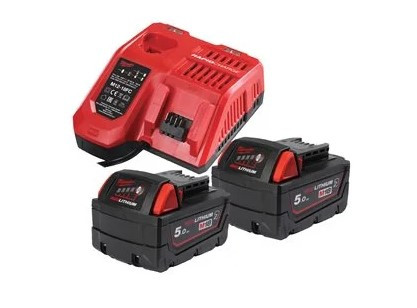 Акумулятори Li-Ion M18 NRGCR-502 (В5 2шт, з/у M12-18FC) MILWAUKEE 4932479831