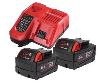 Акумулятори Li-Ion M18 NRGCR-502 (В5 2шт, з/у M12-18FC) MILWAUKEE 4932479831