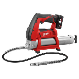 Шприць для змазки MILWAUKEE M12 GG-401B (Li-Ion 4Ач) 4933441675 (+ заряд. пристрій, 1 акум., в сумці для інструментів)