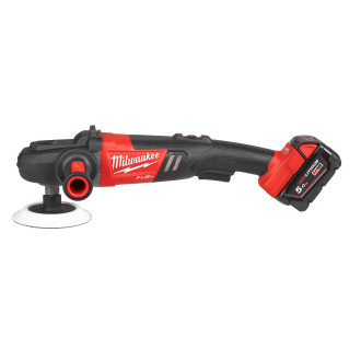 Машина полірувальна кутова акумуляторна MILWAUKEE M18 FAP180-502X, Ø диска 180мм, (+заряд.пристрій, 2 акум.Х 5Аг, HDкейс)