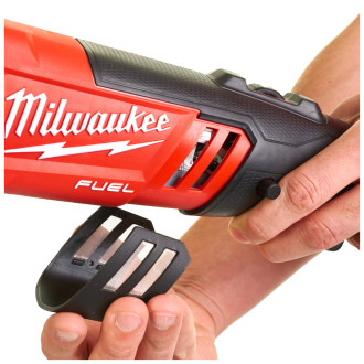 Машина полірувальна кутова акумуляторна MILWAUKEE M18 FAP180-502X, Ø диска 180мм, (+заряд.пристрій, 2 акум.Х 5Аг, HDкейс)