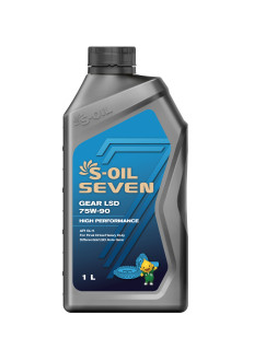 S-oil GEAR LSD 75W-90 transmission oil  synthetic 1L