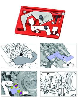 Набір фіксаторів FORD ECOBOOST 2.0, 2.3