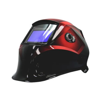 Маска зварювальника STELLA, чорна/червона, DIN 9-13, автоматична 