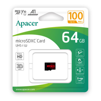 Карта пам'яті Apacer 64Gb Class 10