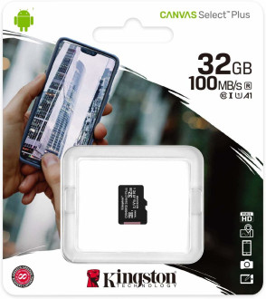 Карта пам'яті Kingston 32Gb Class 10