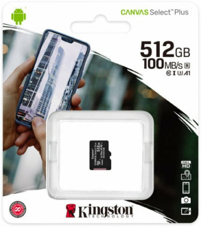 Карта пам'яті Kingston 512Gb Class 10