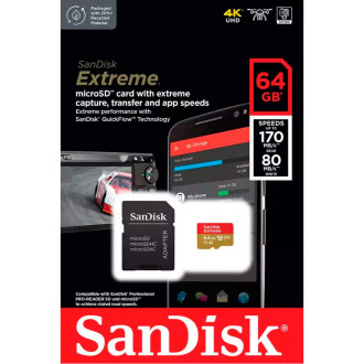 Карта пам'яті SanDisk 64Gb Class 10