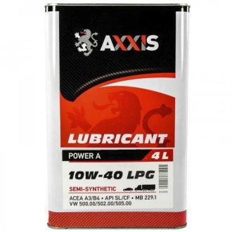 Олива моторна AXXIS LUBRICANT LPG Power A  48021043874