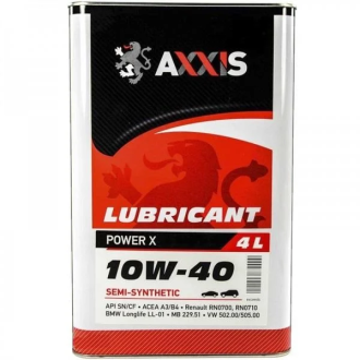 Олива моторна AXXIS LUBRICANT Power Х  48021043879