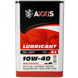 Олива моторна AXXIS LUBRICANT DZL Light  48021043884