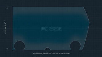 Захисне скло Pixsel на монітор LEXUS RZ - 16.3“ 2023 -