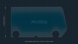 Захисне скло Pixsel на монітор LEXUS RX - 16.5“ 2023 -