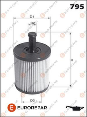 Фільтр масляний Eurorepar E149200