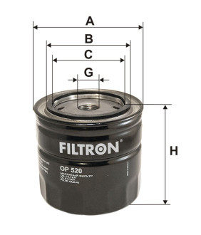 Фільтр масляний Filtron OP520