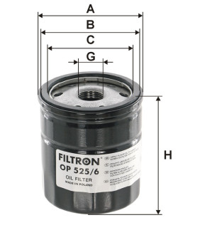 Фільтр масляний Filtron OP5256