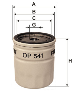 Фільтр масляний Filtron OP541