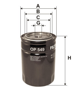 Фільтр масляний Filtron OP549