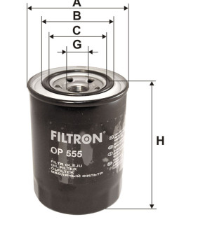 Фільтр масляний Filtron OP555