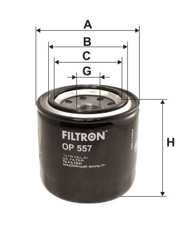 Фільтр масляний Filtron OP557